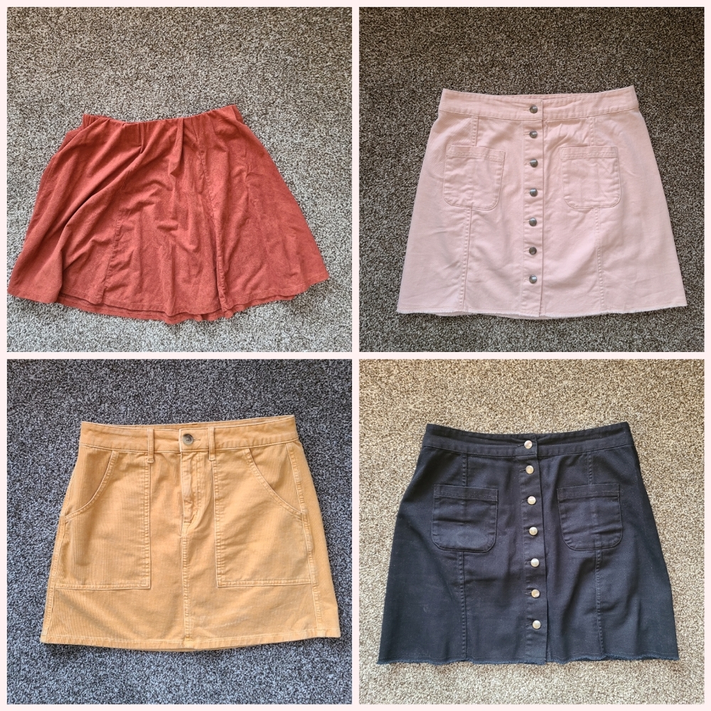 Bundle of Mini Skirts (size M)